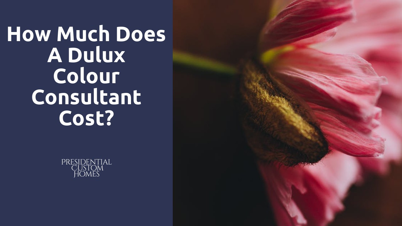 How much does a Dulux colour consultant cost?
